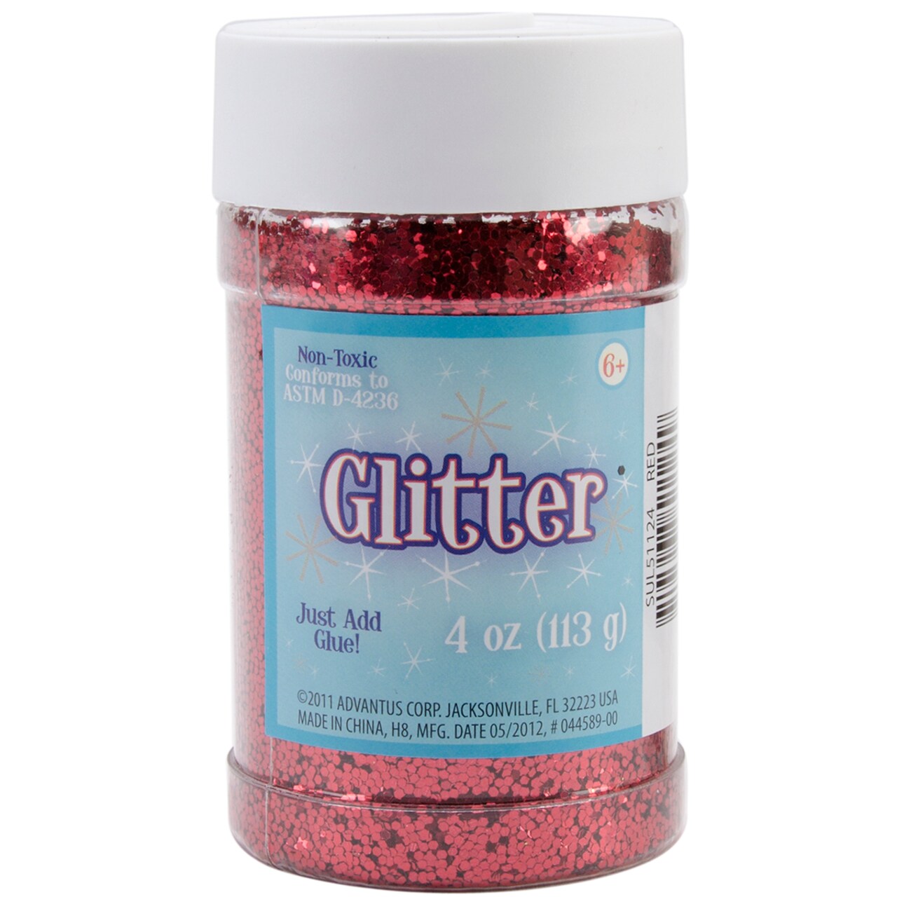 Sulyn Glitter 4Oz-Red